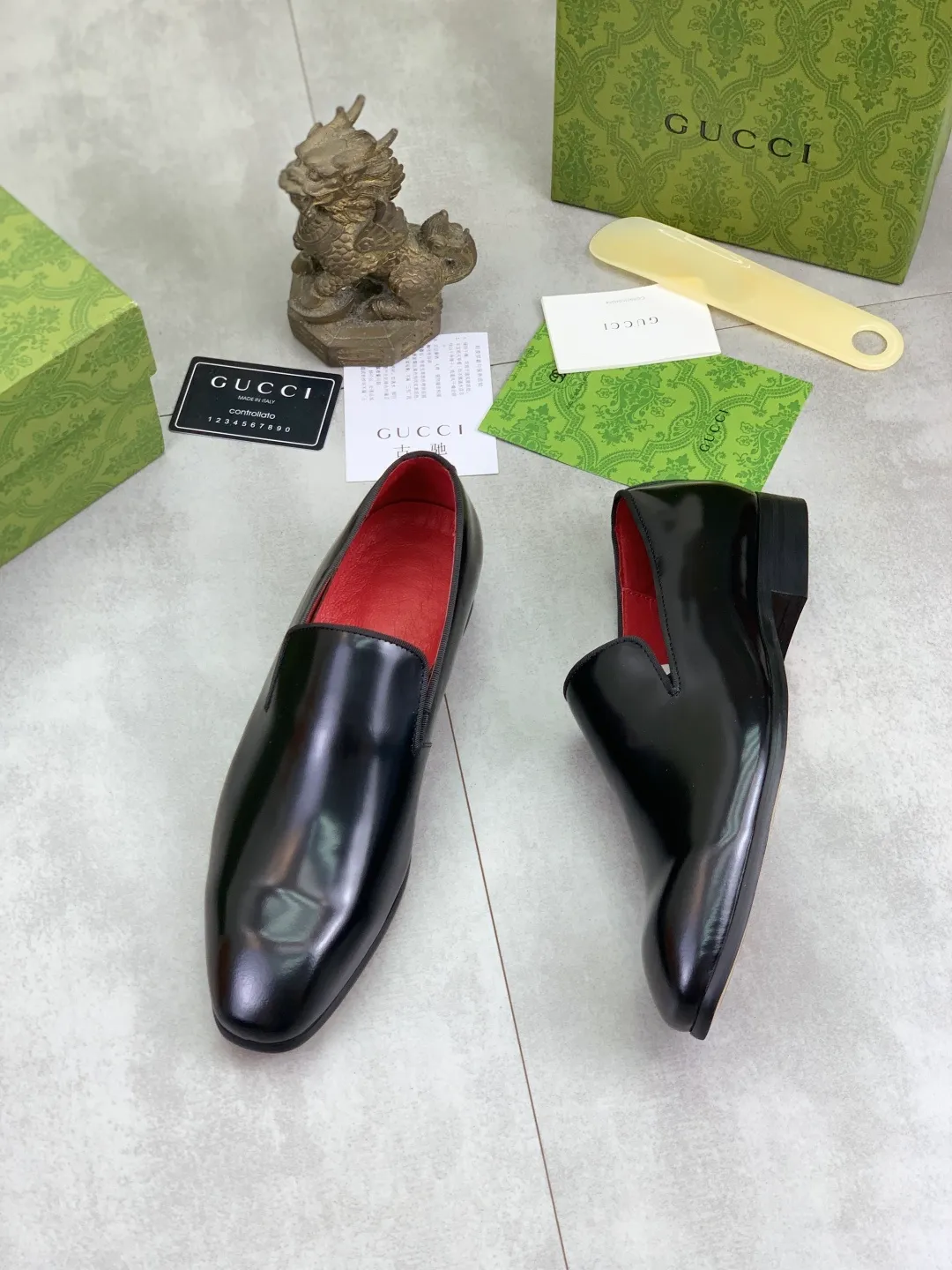 Men's Men's Shoes 💰P542 [New Style] 💰💎💎💎 [Gucci] GUCCI high-end men's formal business leather shoes, original order 1:1! Original imported high-end calfskin, original metal buckle, imported first-layer pigskin lining for feet, original high-end outsole, men's shoe size: 38-44
